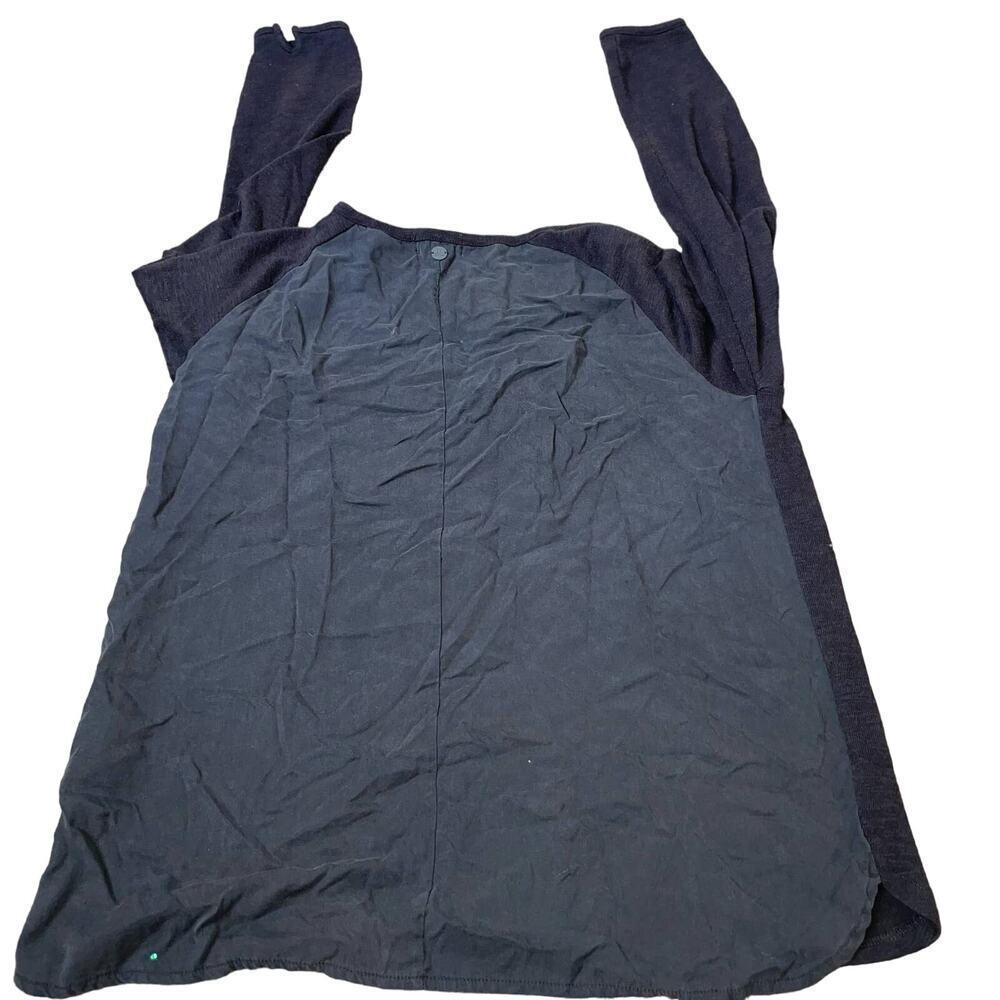 Prana Basic Long Sleeve Charcoal Gray Marled 1/4 … - image 5